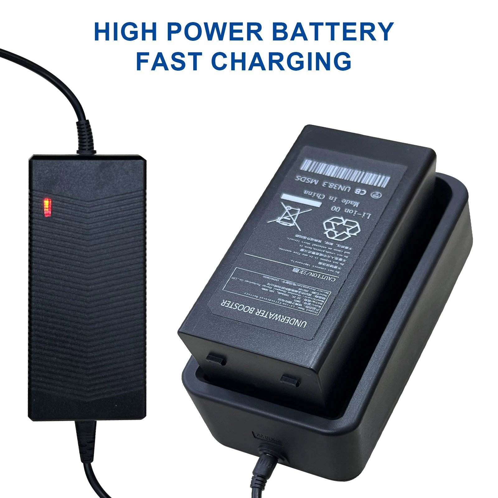 20m Deep Waterproof Underwater Scooter with Two speed Adjustment for Sea Diving & Underwater Photography