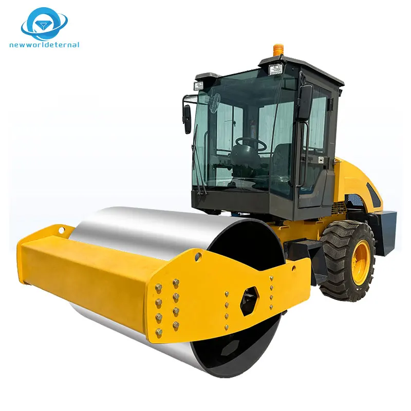 Small circuit crimping machine single steel wheel road groove compaction Fully hydraulic circuit press