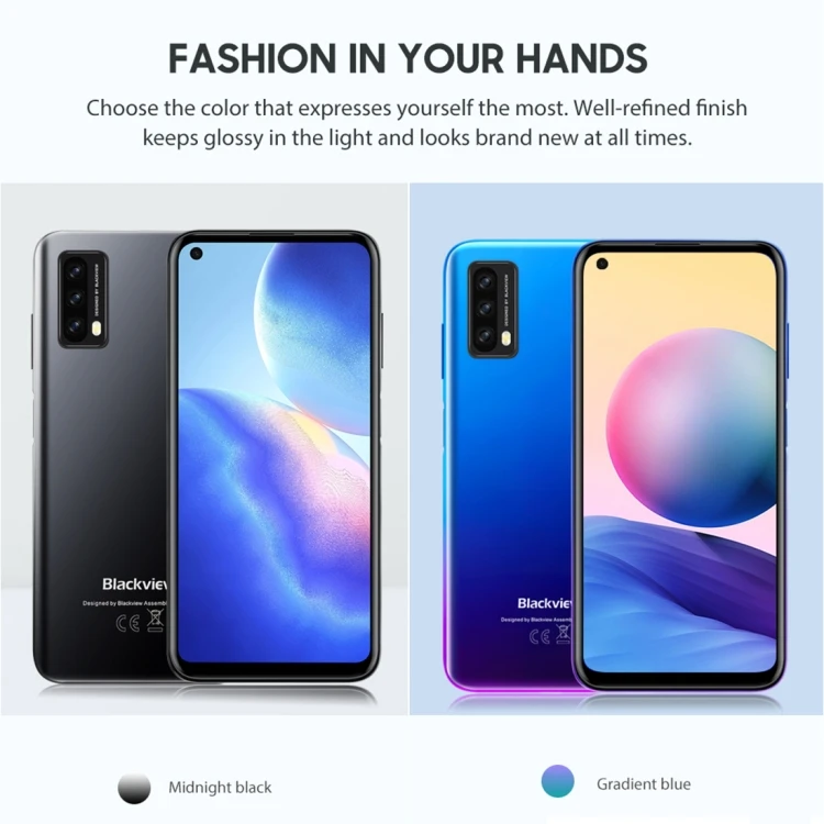 Wholesale Celular Blackview A90 Smartphone 4GB+64GB 6.39 inch Android 1.0 Helio P60 MT6771V Octa Core Dual SIM OTG NFC Celulares