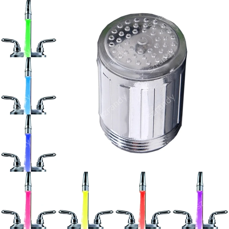Single Blue Color Hydropower 7 Colors Illuminated Tap Light