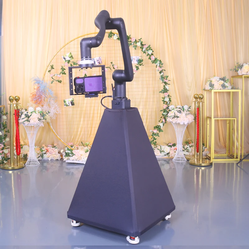Automated Magic Glambot Robotic Photography Arm Selfie Camera Glambot 360 Photo Booth Machine