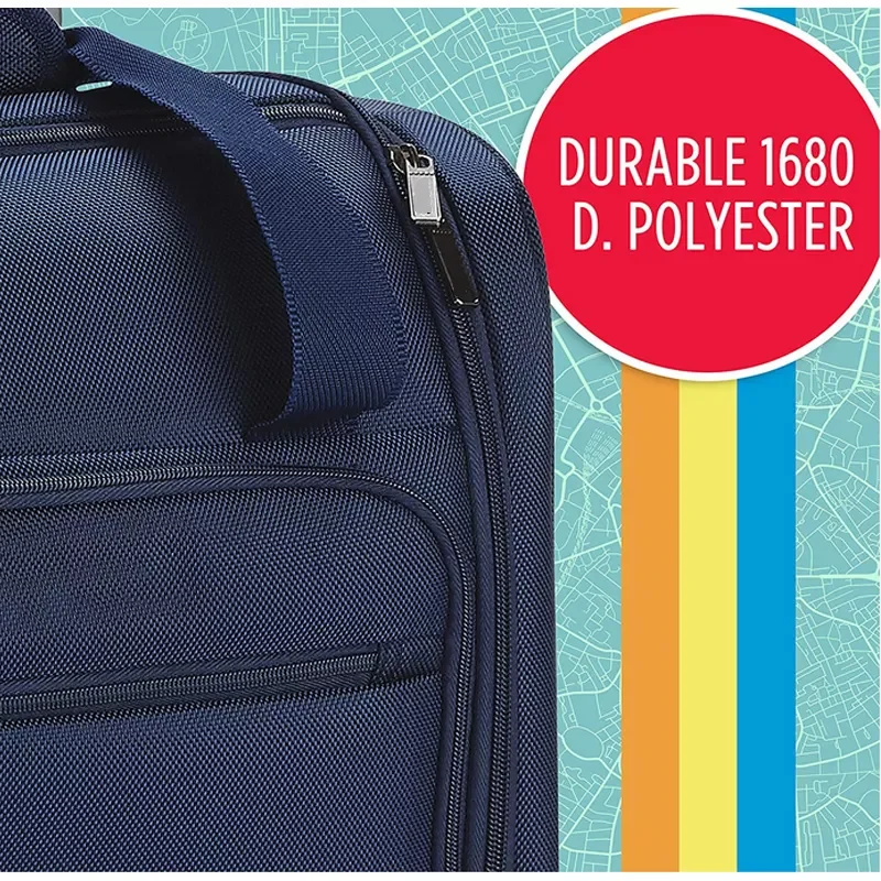 Wheel 15-Inch Luggage Smart Under Seat Carry-On USB Charging Port Wheels Trolley Bag Travel Pack