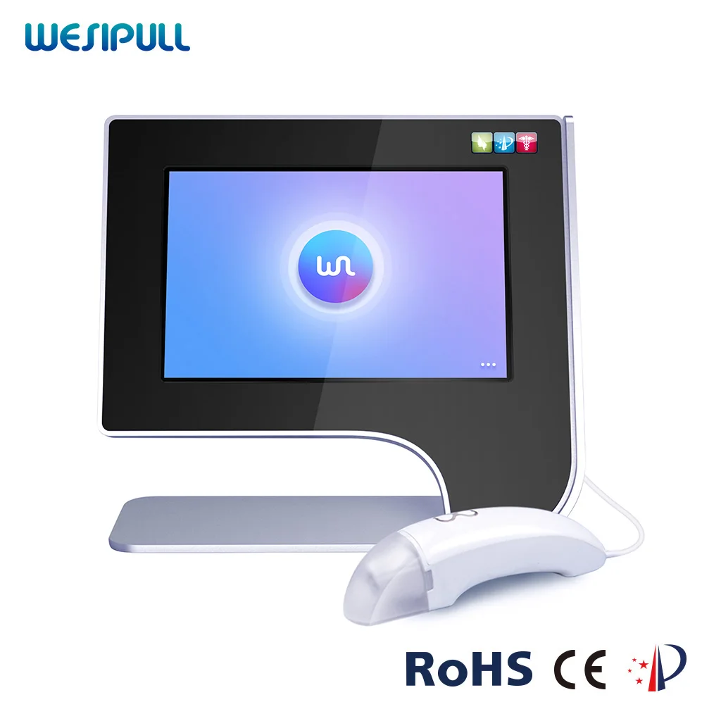 Newest portable WiFi AI auto digital scanner intelligent facial skin analyzer diagnostic system for salon use