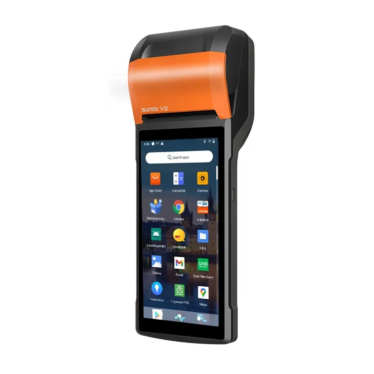 Android-биллинг Pos-автомат кассовый аппарат портативный мобильный Sunmi V2 Pos-терминал Pos-системы для ресторана