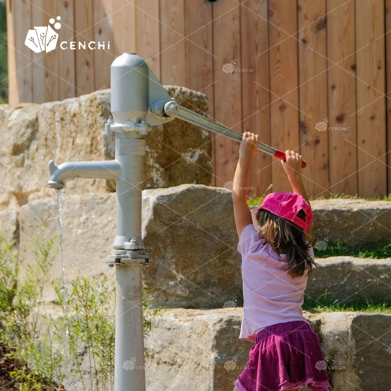 Cenchi amusement splash pad water park equipment spray playground sprinkler stainless archimedes water playground pump