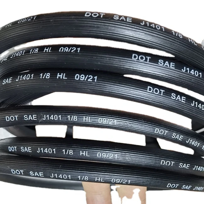 ISO/TS16949:2009 Certificated Automobile Brake Flexible Rubber Hose Assembly Hydraulic SAE J1401 Brake Hoses