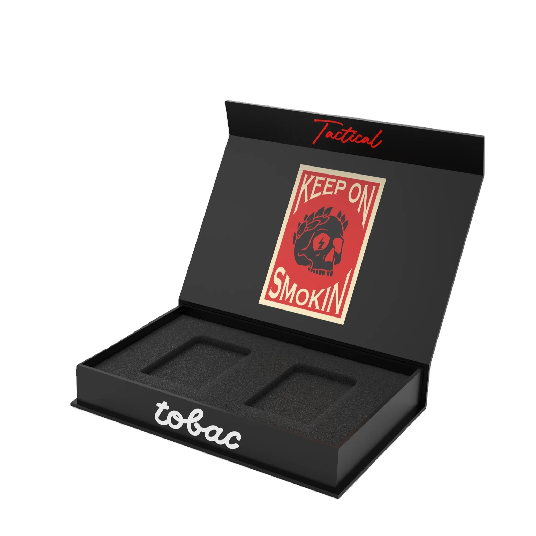 Custom Logo Printing Cards Wedding Gift Box Cardboard candle jars luxury packaging wine Box Magnet Style Box With Foam