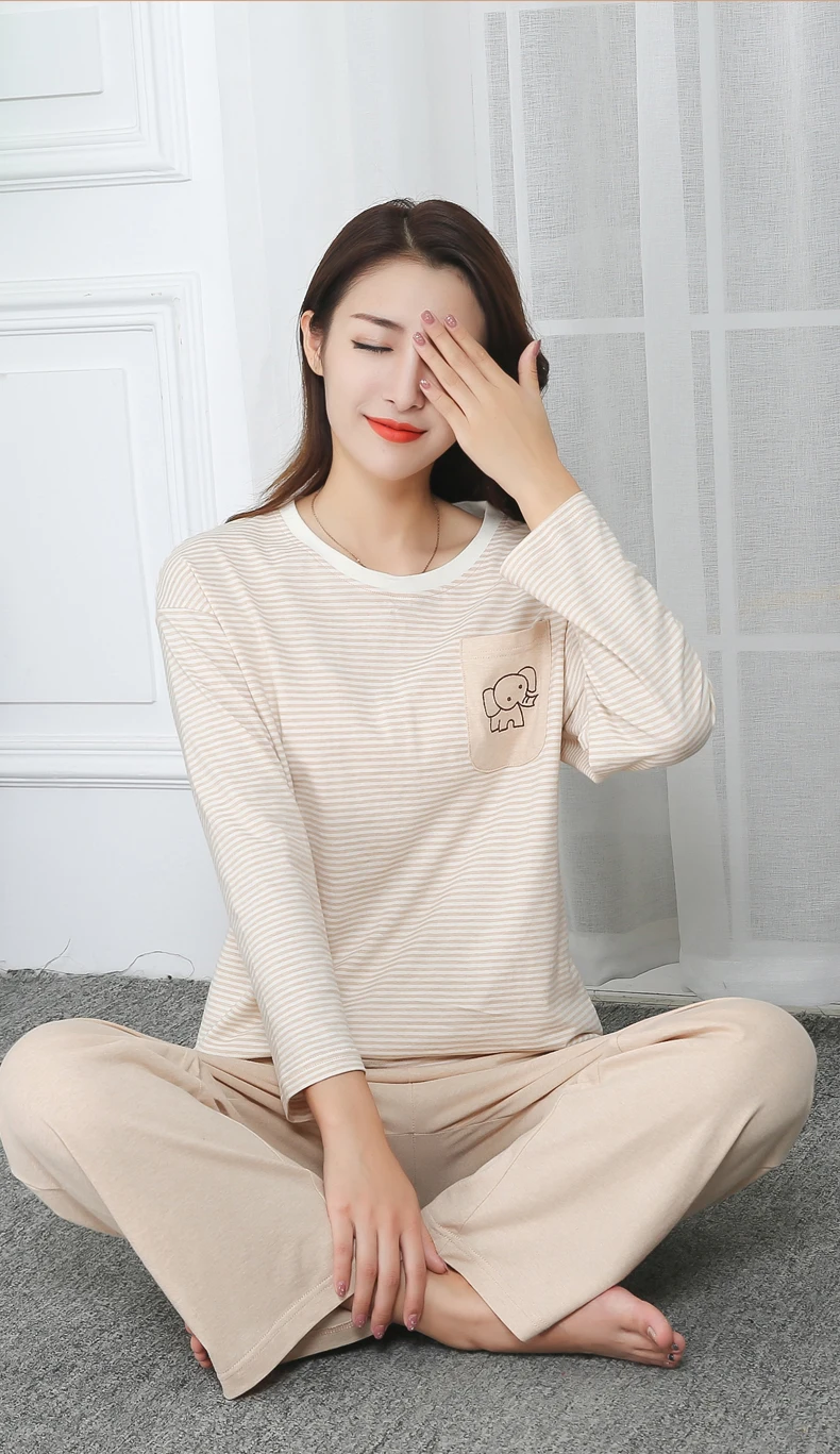 Organic cotton long comfortable underwear for women