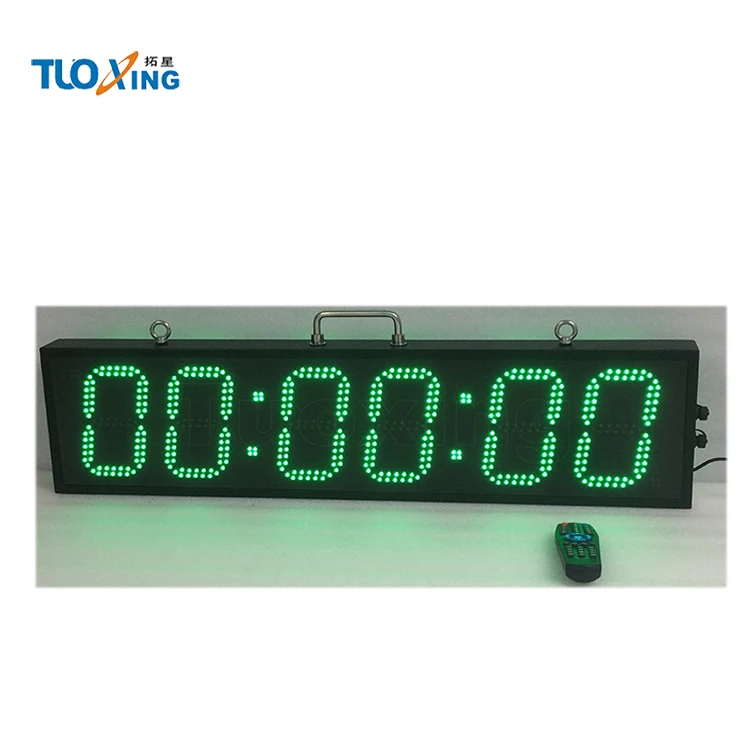 6 inch 6 digits led sports timing race timer