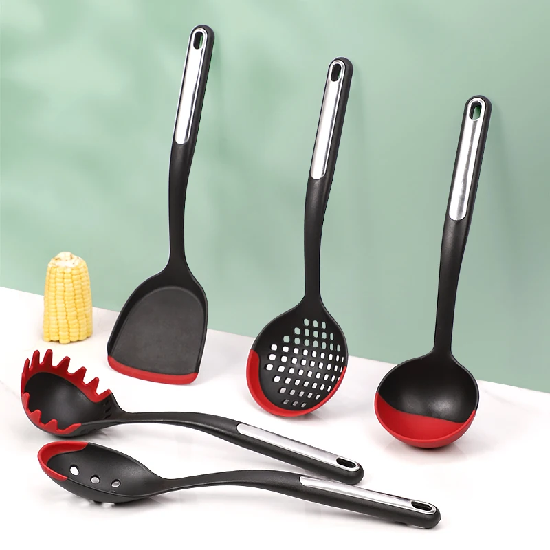 Wholesale 5 in 1 Non Stick Cocina Silicone Home Cooking Tools Kitchen Accessories Utensil Set