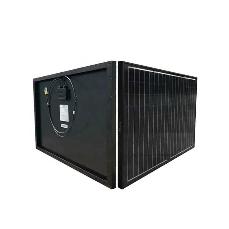 PV Module High Power Efficiency 50W Mono Solar Panels For Roof Home / Solar Bench