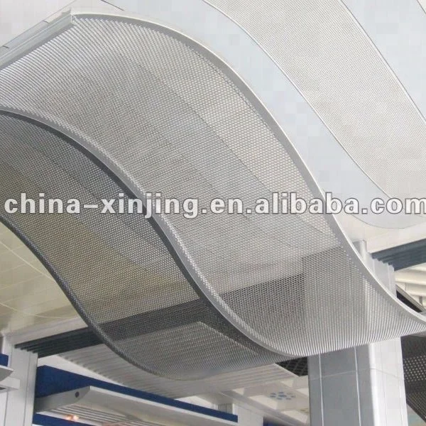 Multifunctional Outdoor Twist Aluminum Curtain Wall Facade Panel Metal Ceiling Panel Sheet