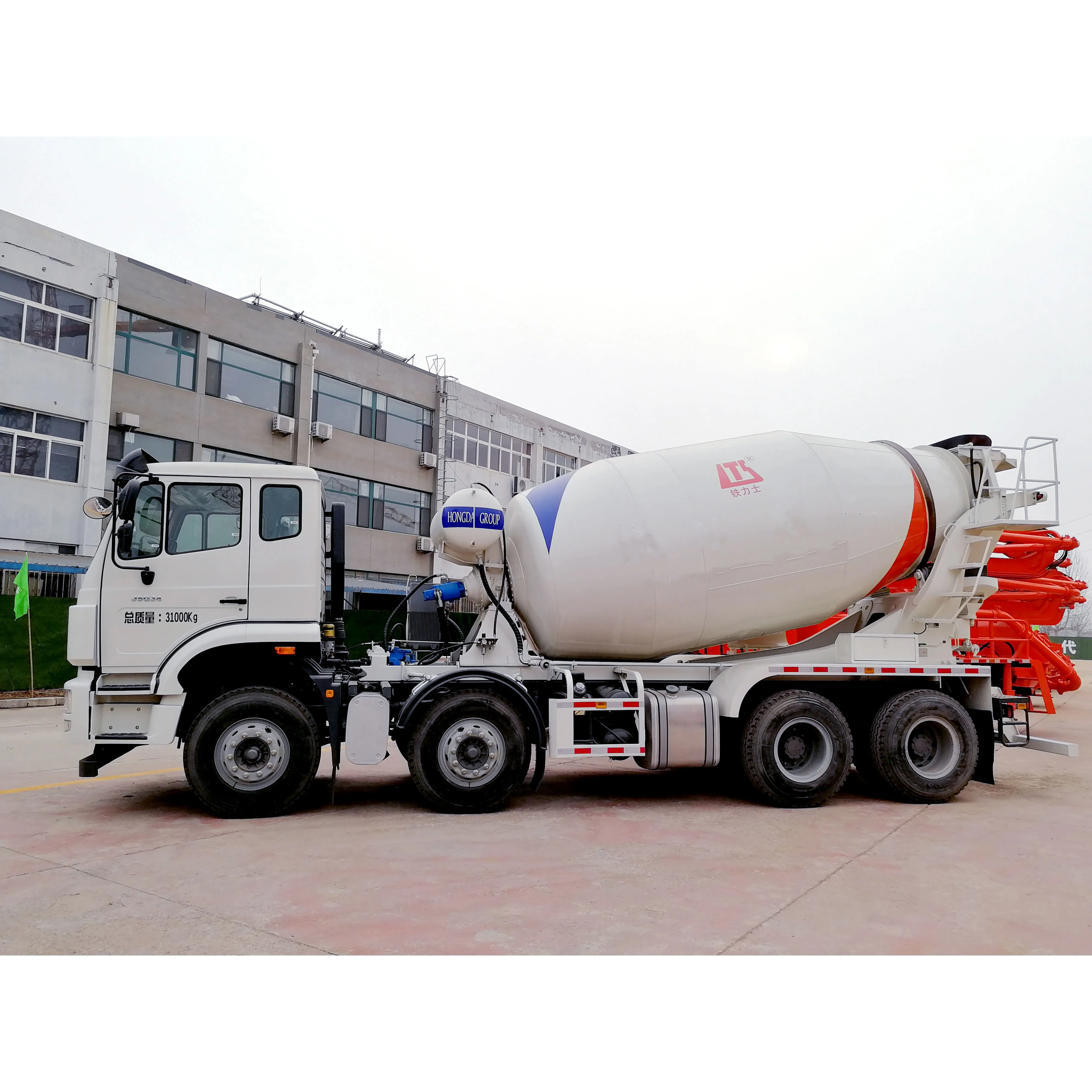 8 cube meters concrete truck mixer Cement concrete transporter