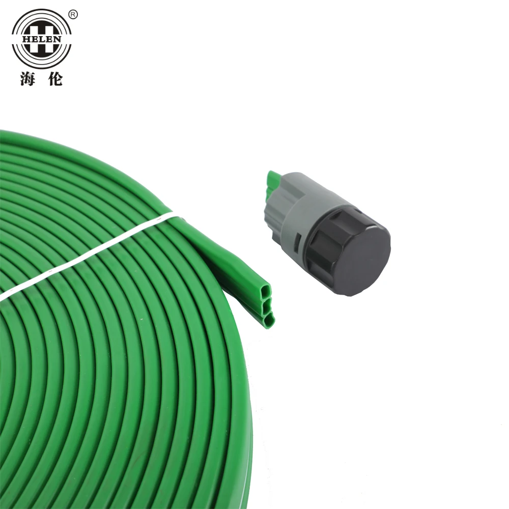 Low price per meter 3-channel reinforced pvc irrigation soaker pipe
