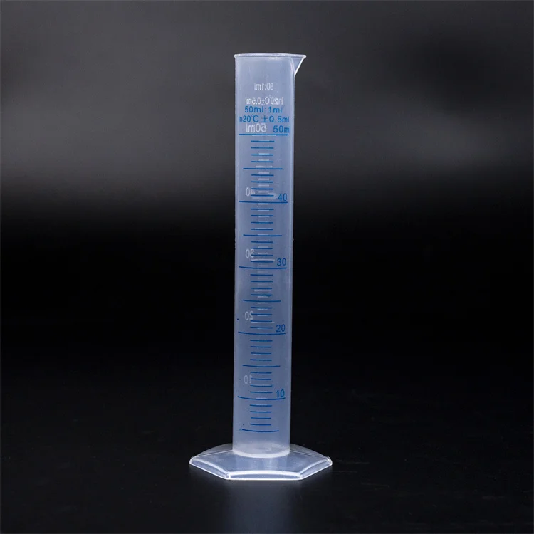 25ml 50ml 100ml 250ml 500ml 1000ml 2000ml 100ml Plastic Graduated measuring Cylinder For Lab