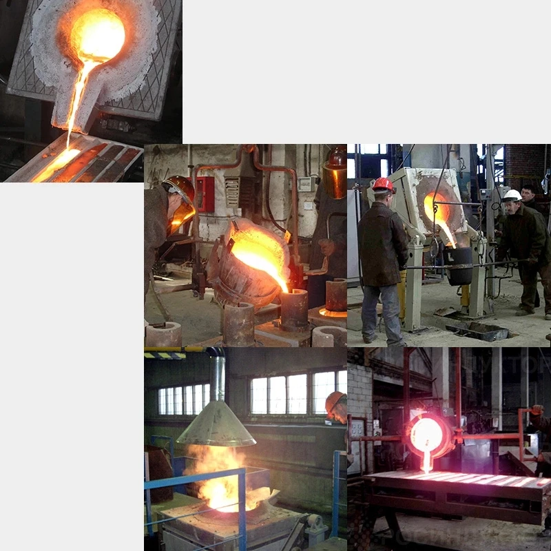 KGPS power induction lead melting equipment  electric foundry aluminum shell cast iron induction furnace