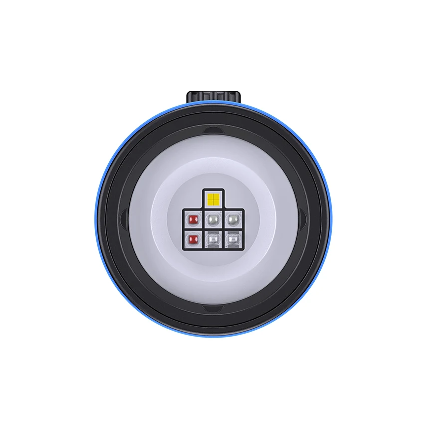 XTAR D30 Floodlight CRI 95+ Red Blue Light and UV Diving Lamp Light 1600lm Scuba Underwater Video Photo Torc