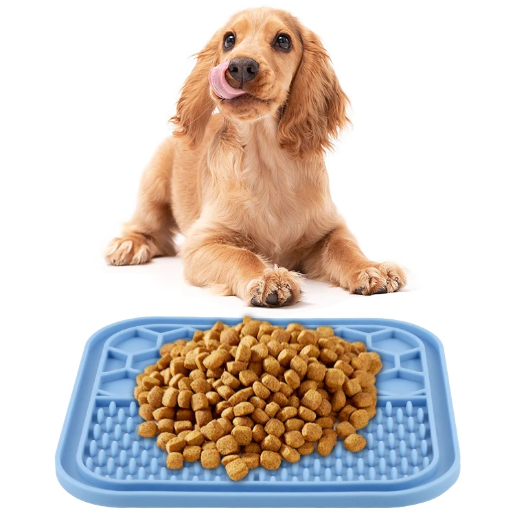 
Amazon Best Selling Easy Clean Silicone Slow Feeder Dog Licking Mat Pet Lick Mat for Dogs 