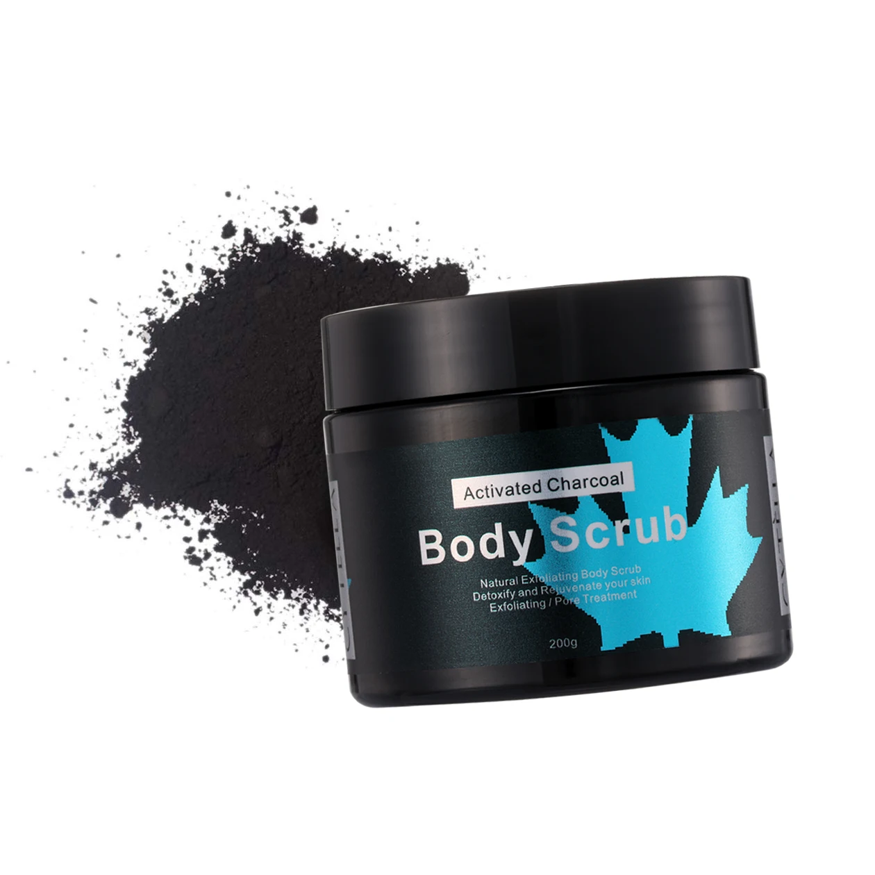 Лидер продаж, скраб для тела с активированным углем детоксикации и омоложения вашей кожи