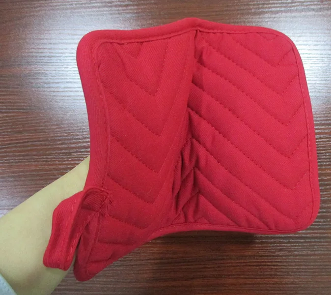 Держатели для кухонных кастрюль, карманные держатели для жаропрочных кастрюль, хлопковые Горячие прокладки для защиты стола