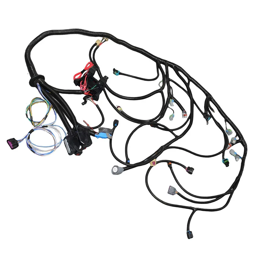 Complete Stand Alone DBW Engine Wire Harness  6.2L W/6L80E 1214 2008-2015 LS3  EV1 EV6 Multec STANDALONE