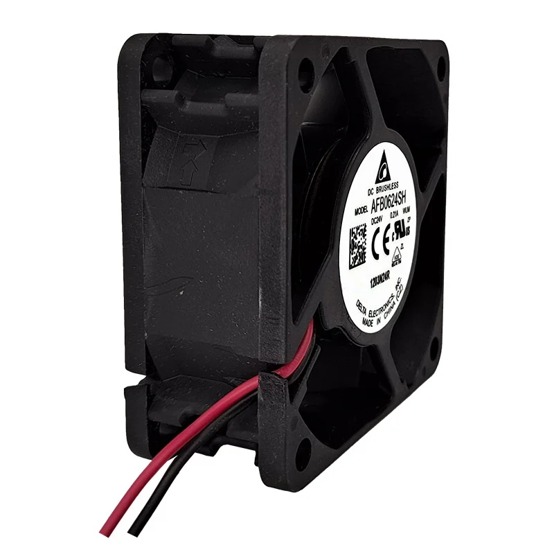 New 6025 24v Afb0624sh 0.21a 6cm Frequency Converter Double Ball Large Air Volume Cooling Fan Cooling Fan