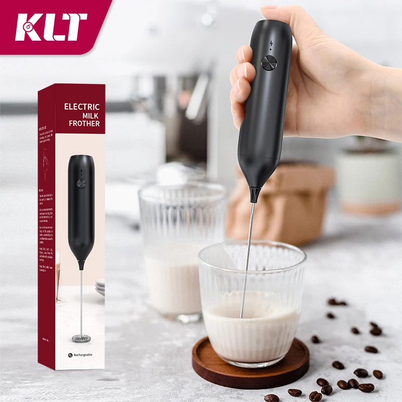2024 NEW Type-C Rechargeable Coffee Milk Foam Maker Handheld Electric Milk Frother