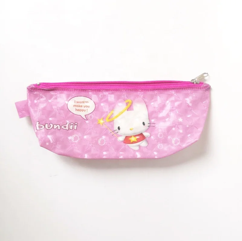 Hot Sale Custom Cute Travel Portable Cosmetic Bag Zipper Pink PVC Makeup Bag Storage Bag