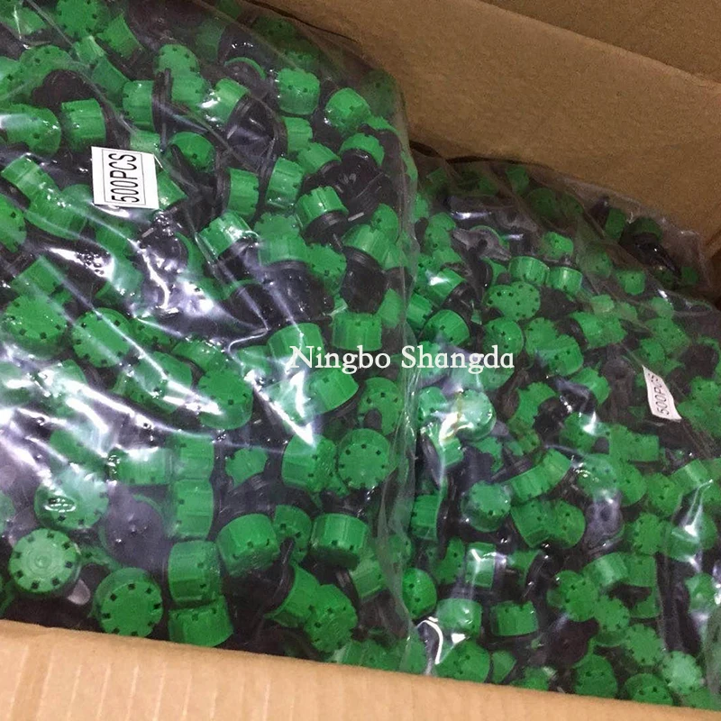 Hot Sale Factory Price Big Flux 0-100L/H Green Type 8 hole adjustable dripper For Drip Irrigation System