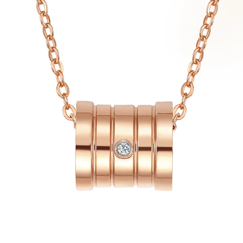 Женское легкое ожерелье из титановой стали