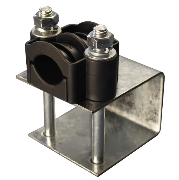 Fixing clamp for high-voltage cable of tower crane accessories