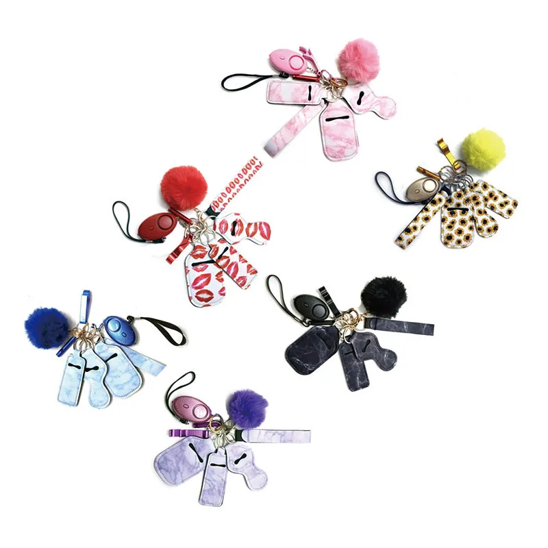 2022 New Product Women and Girls Outdoor Personal Alarm Keychain Safety Keychain Self Defense Keychain Set