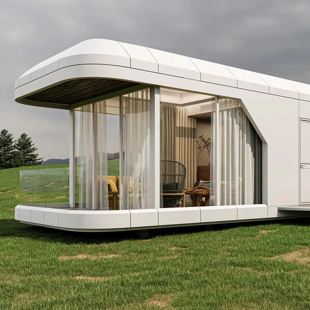 wholesale cheap price ready to order vessel space capsule container house 2 bedroom with kitchen