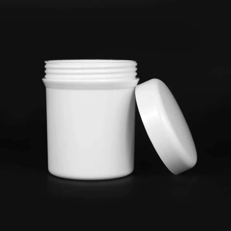 250ml empty white bio degradable material organic sustainable pla corn starch jar