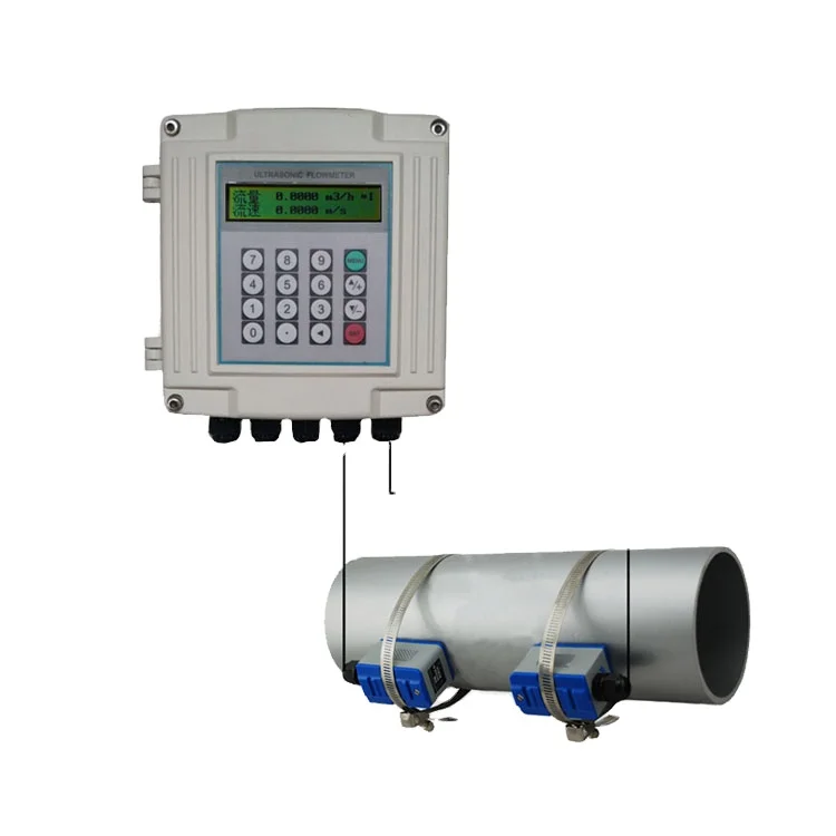 Ultrasonic Clamp-on Flow Meter Water Flowmeter Flow Rate Sensor Cheap Ultrasonic Flow Meter