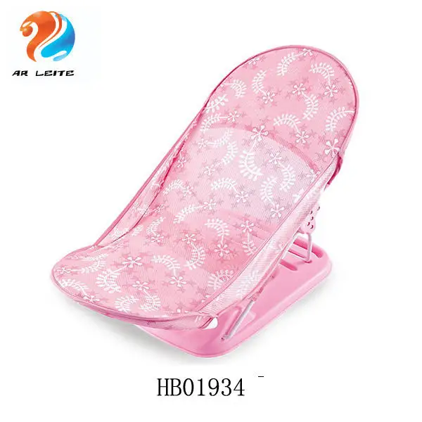 OEM Factory Cheap Price Newborn Infant  Portable Net Safety Baby Baths Support Chair Folding Bathing Cradle Bath Chair Baby