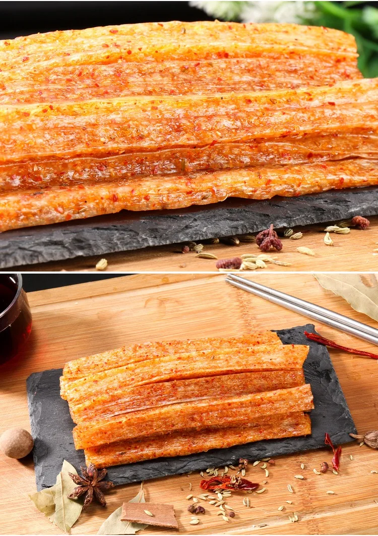 Weilong поток клейковины количественная 65 г/пакет детство пряный Закуски сухой тофу оптовая