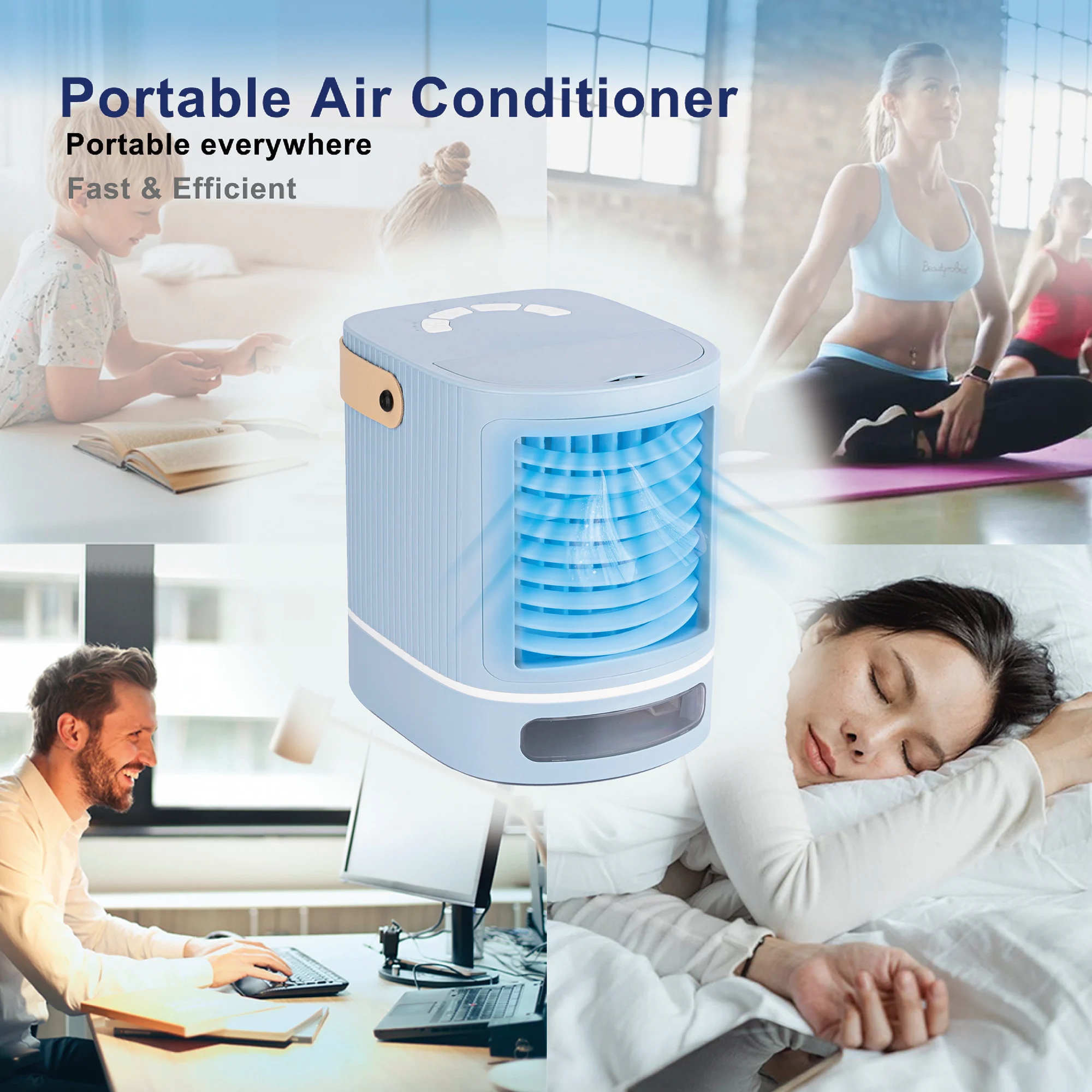 hot sale home small portable air cooler mini air cooler silent air conditioner