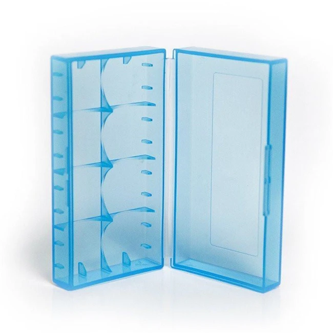 Plastic Factory 2*18650 Battery Storage Case PP Colorful Travel Box for 18650 18350 16340 18500 Battery