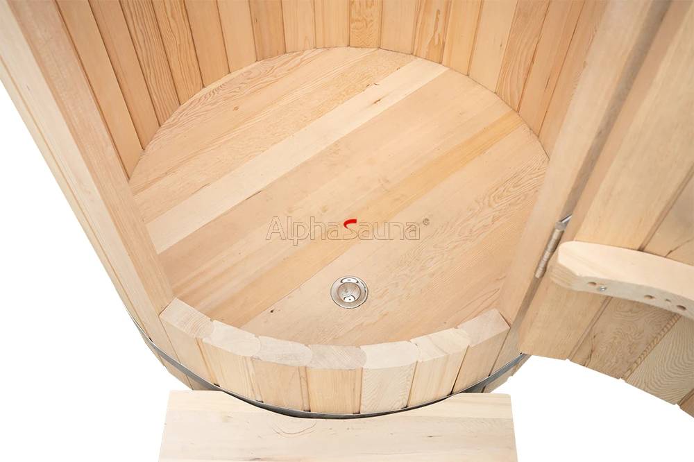 Wooden Portable Outdoor Bath Room Shower Set For Sale