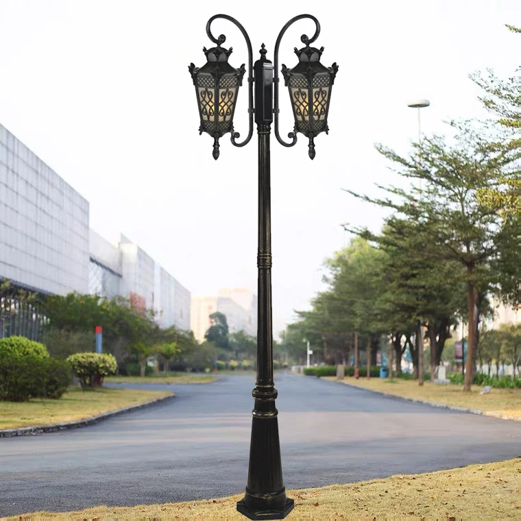 Latest European retro luxury outdoor garden light decoration lawn landscape lighting waterproof LED corridor light