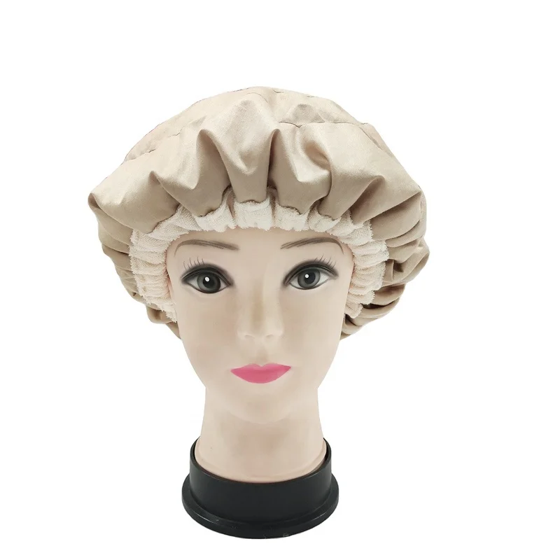 Flaxseed Microwavable Hair Heat Cap Hair Treatment Cap Heated Hair Steamer Deep Conditioning Heat Cap