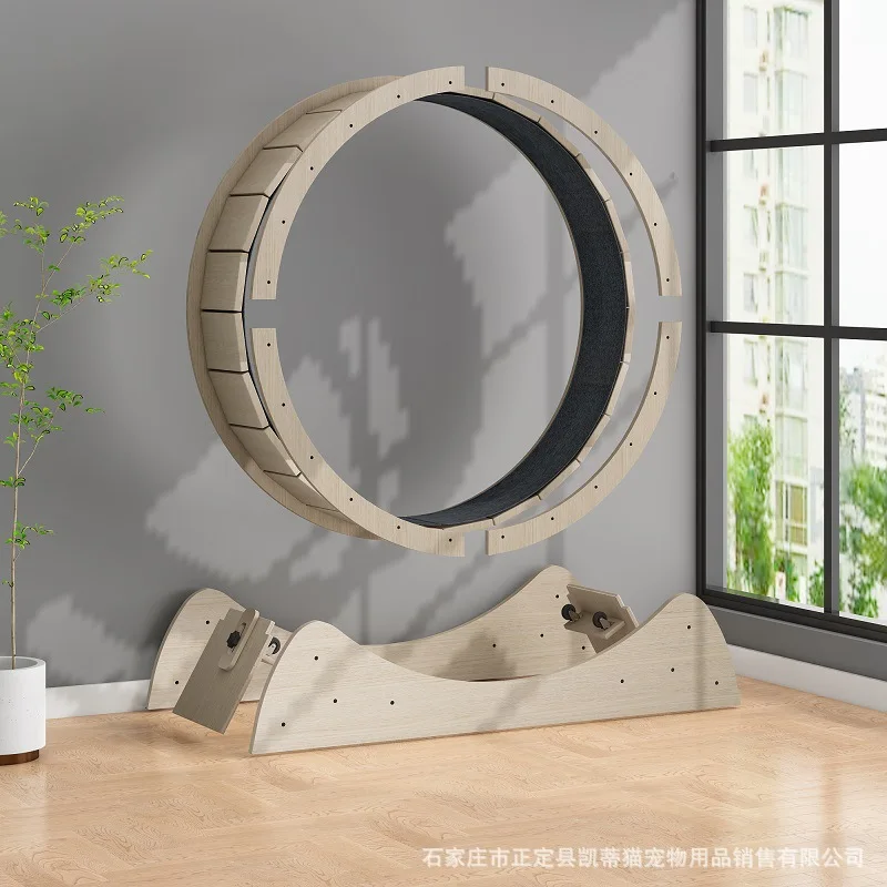 Wholesale Pet Sports Fitness Cat Toy Solid Wood Multi-Layer Pet Treadmill For Cats