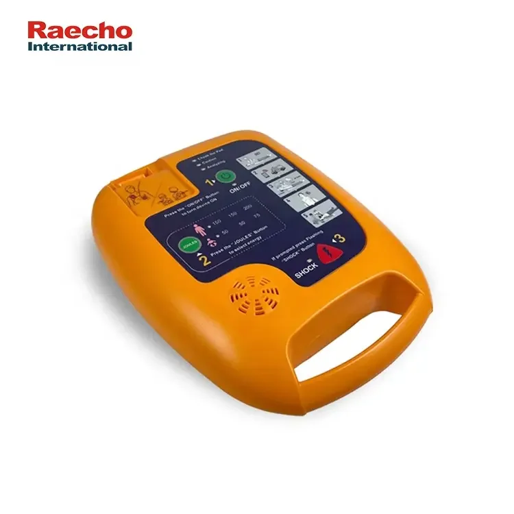 Portable AED Defibrillator Automated External Monitor Cardiac  First Aid Device