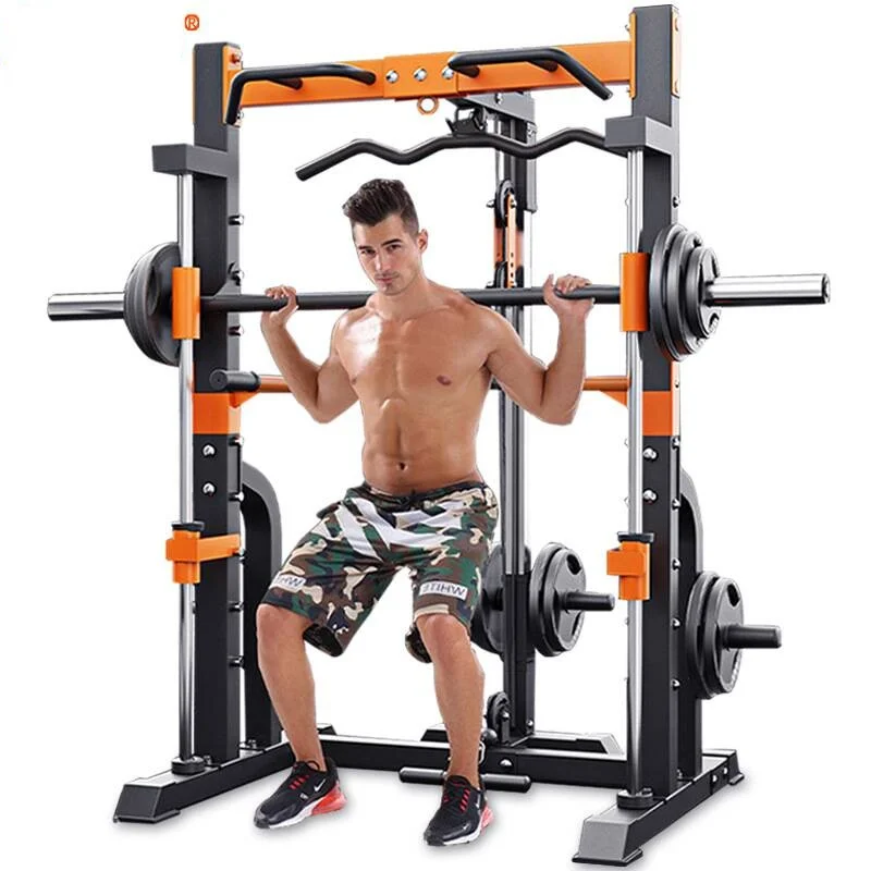 Multi Function Home Use Smith Machine With Weight Stack Wholesale Gym Equipment Manufacturers