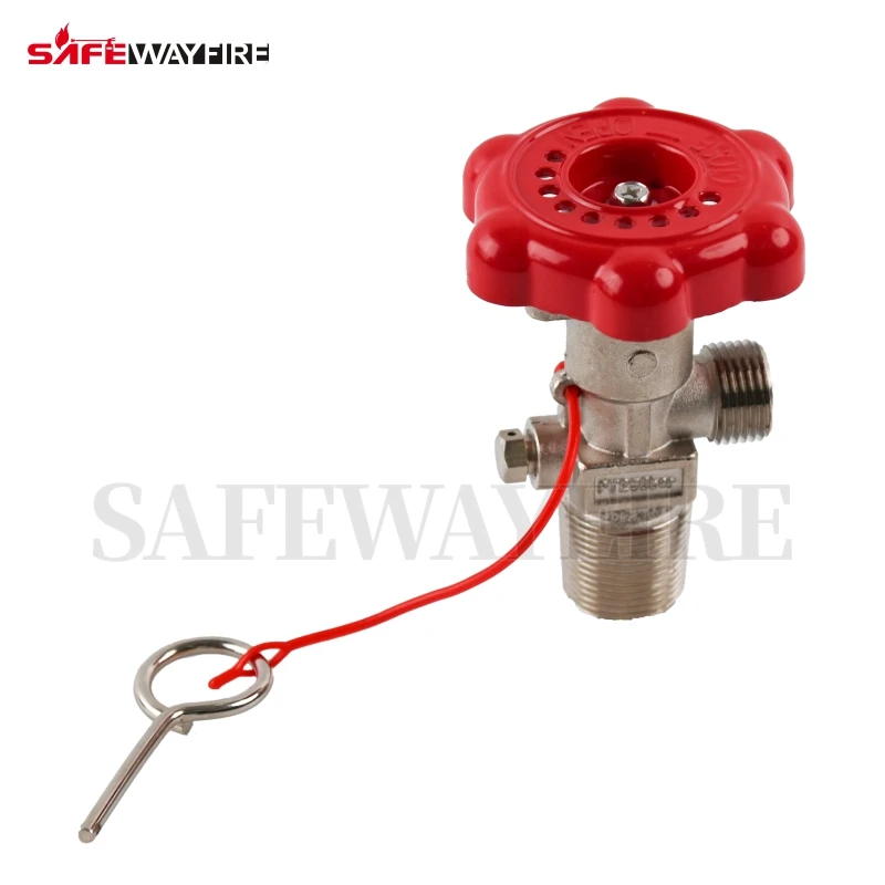 Low Price Factory Selling trolley CO2 fire extinguisher valve CE certified