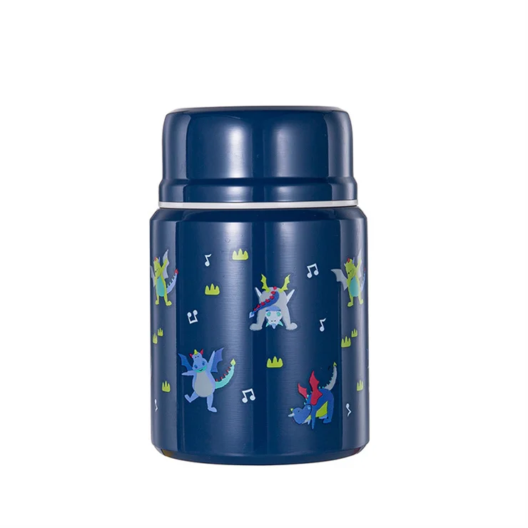 Vacuum Insulated 450ml Food Jar stainless steel wide mouth leak proof dinner box with soup Keeps Liquid Hot or Cold easy to hold