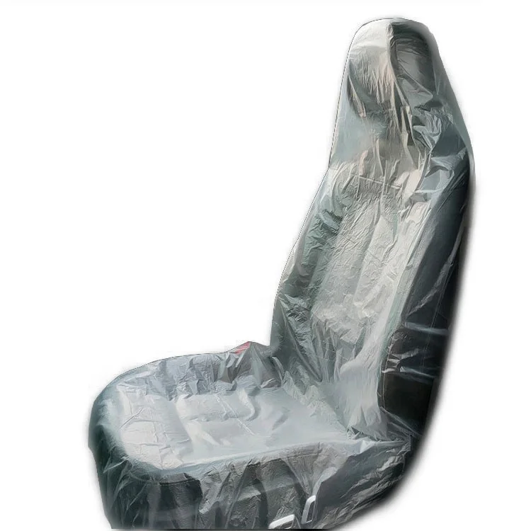 
Factory price hot selling transparent PE disposable car seat cover 