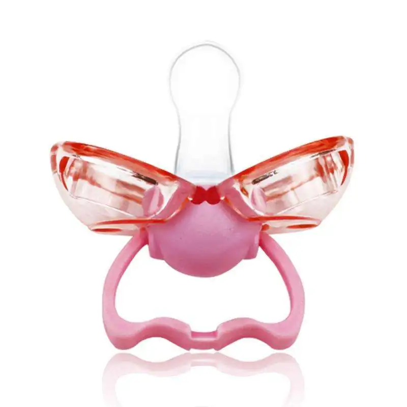 Wholesale Baby Silicon Pacifier Orthodontic Soothers Teat Funny dust proof closeable Baby Pacifiers