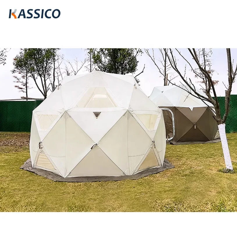 Outdoor Camping Dome Ball Tent Automatic Folding Rainstorm-Proof Picnic Tent